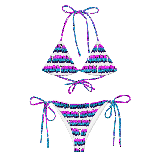 "AGANA BUBBLE DRIP" String Bikini