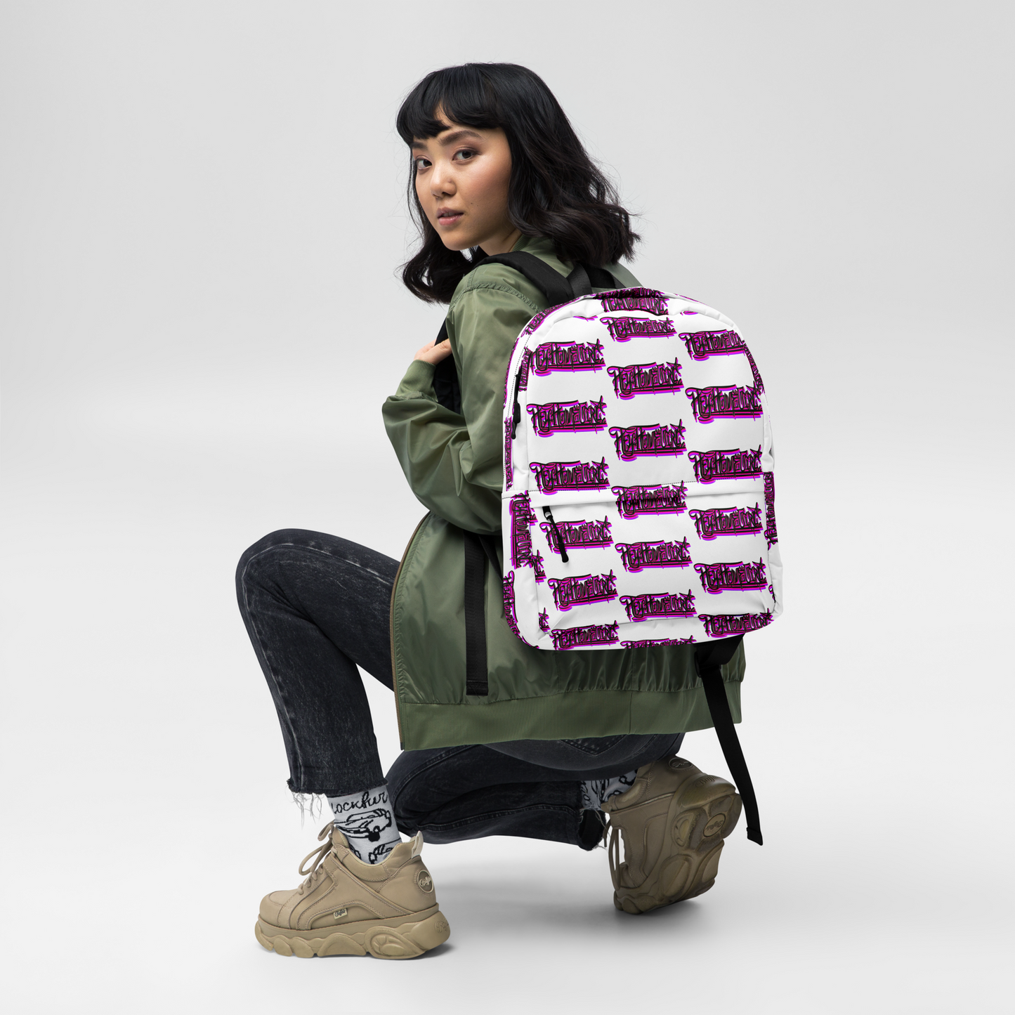 "HEY HOMEGIRL" Backpack