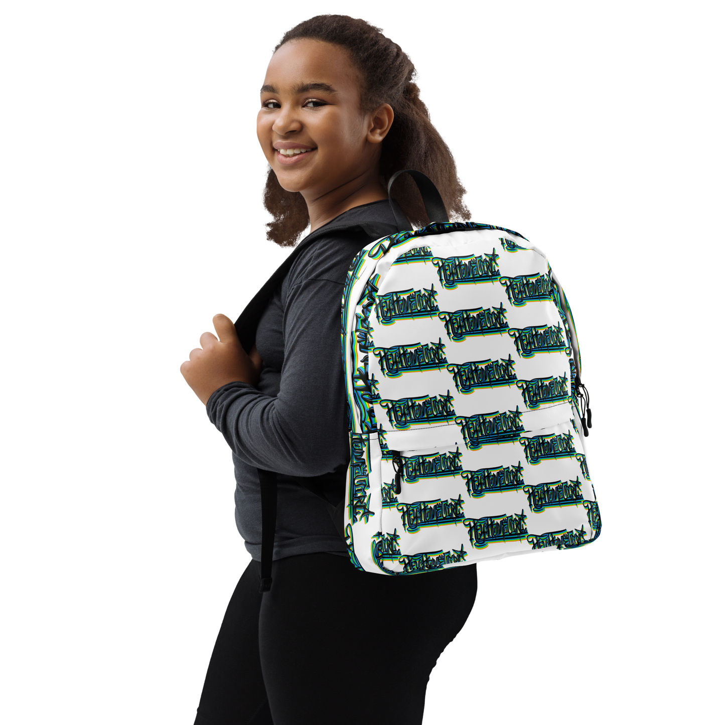 "HEY HOMEGIRL" Backpack GRN