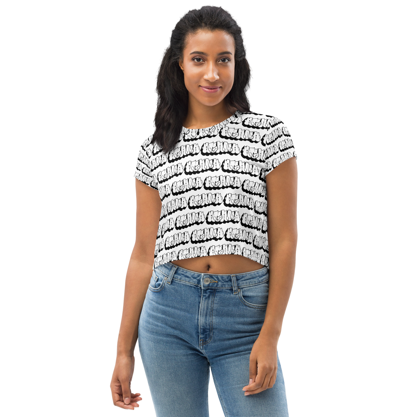 "AGANA" Crop Tee