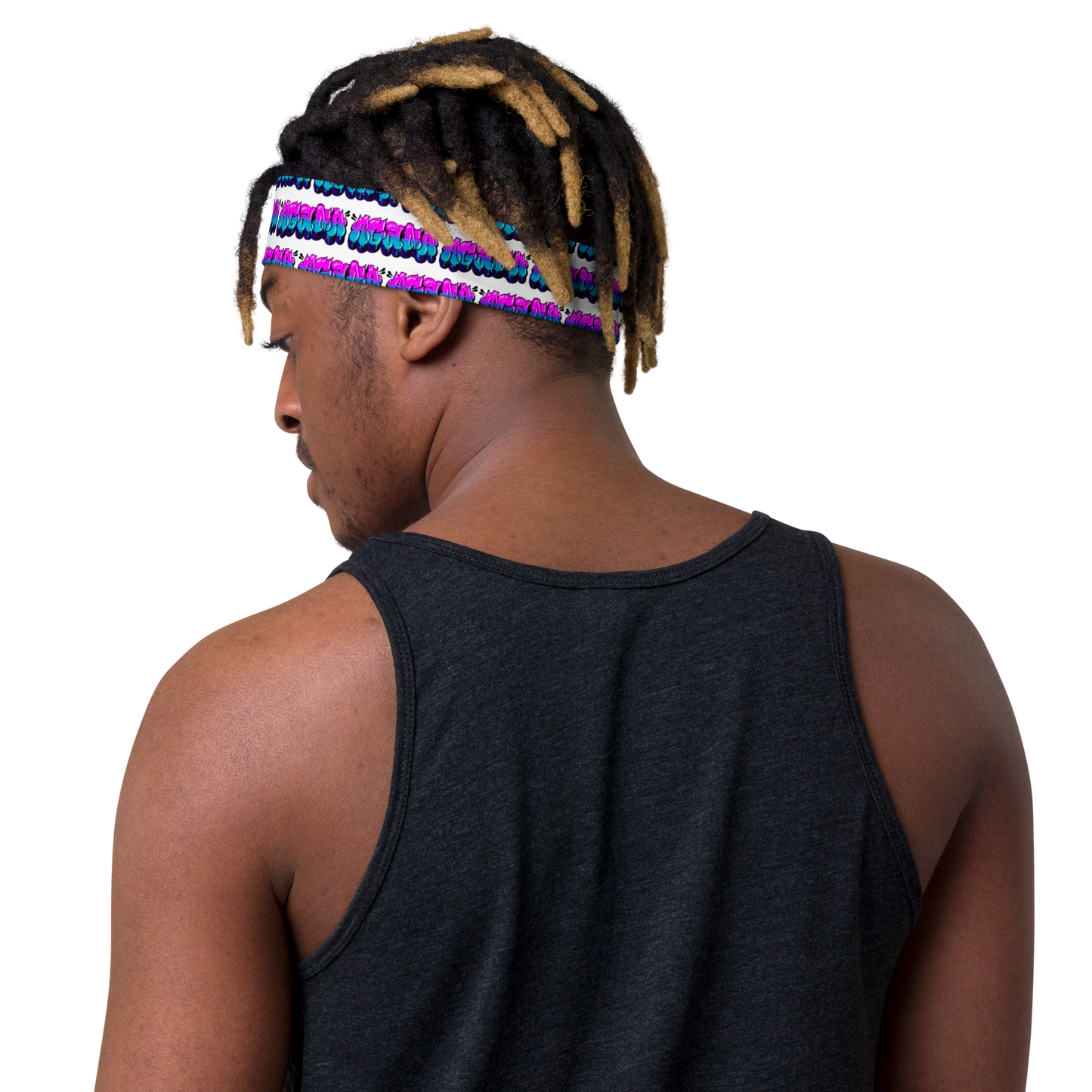 "AGANA BUBBLE DRIP" Headband