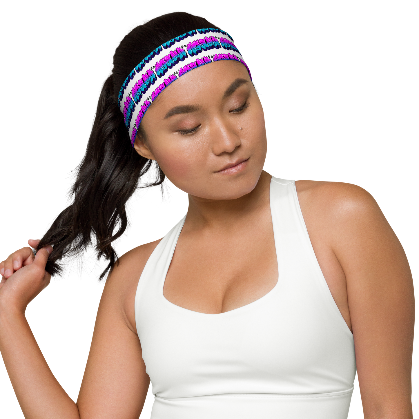 "AGANA BUBBLE DRIP" Headband