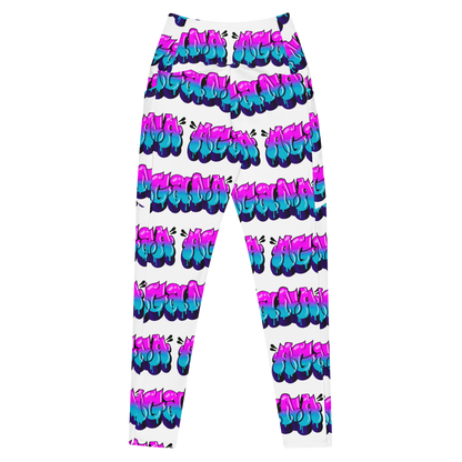 "AGANA BUBBLE DRIP" Leggings with Pockets