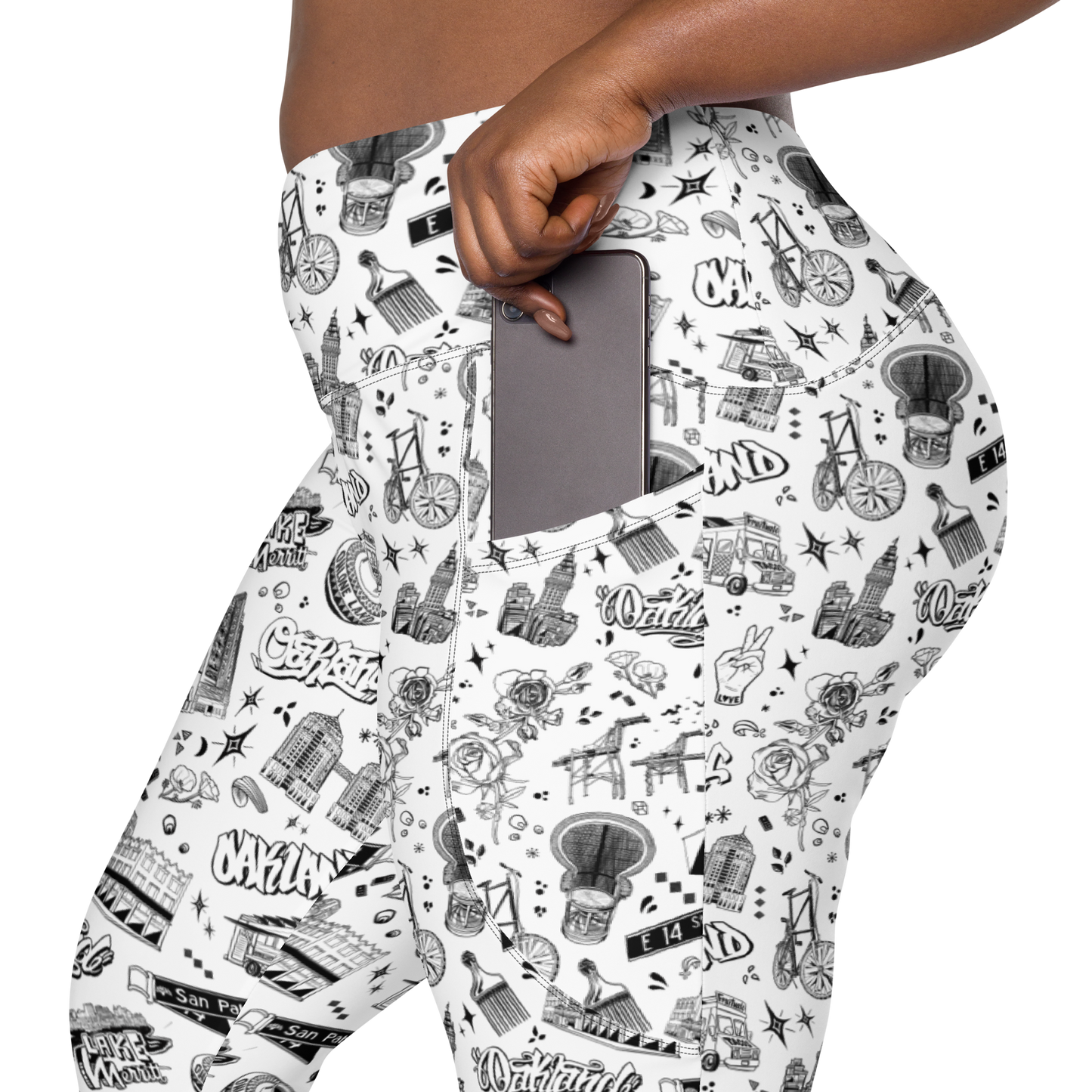 "OAKLAND TILABLE" Leggings with Pockets