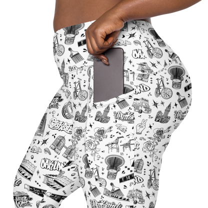 "OAKLAND TILABLE" Leggings with Pockets