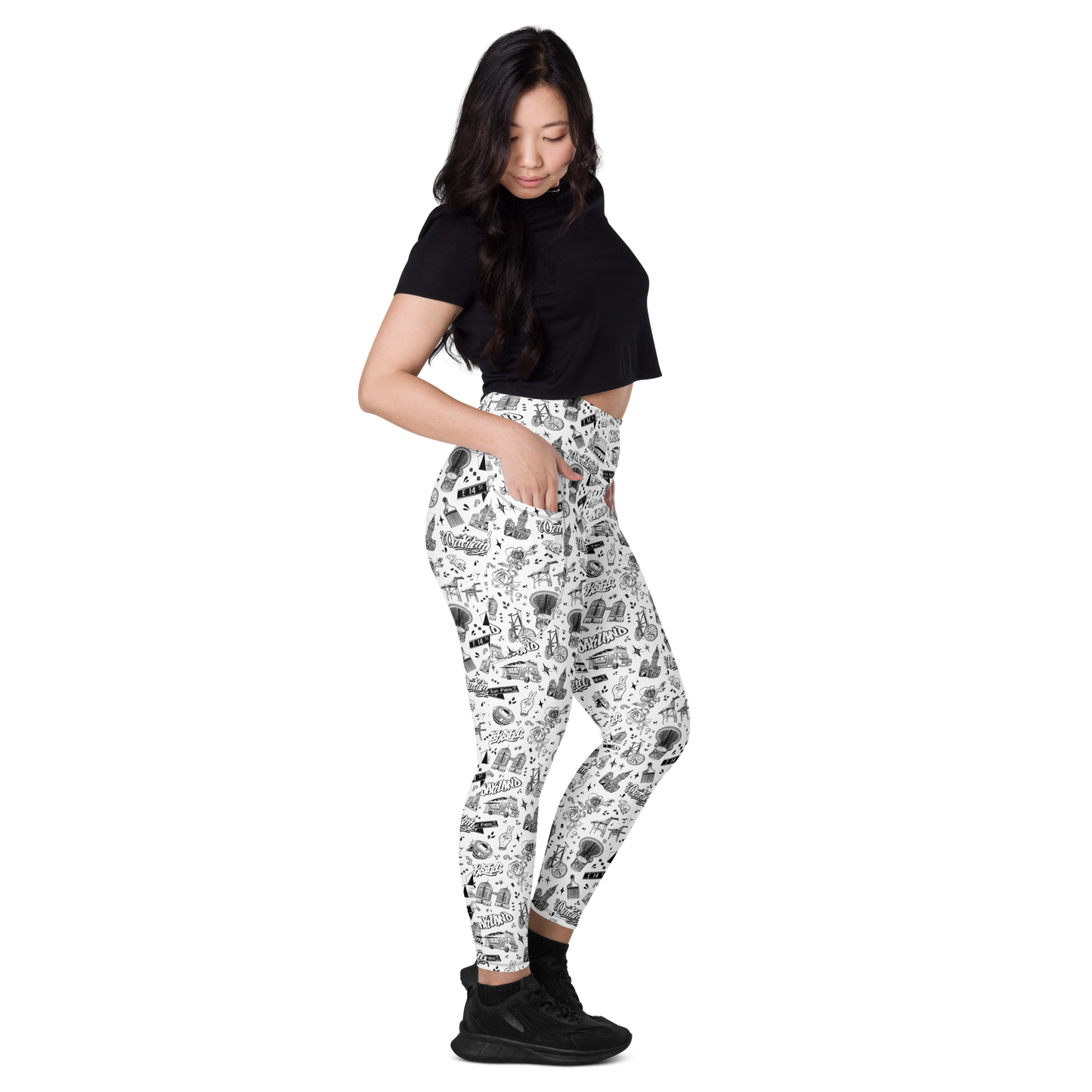 "OAKLAND TILABLE" Leggings with Pockets