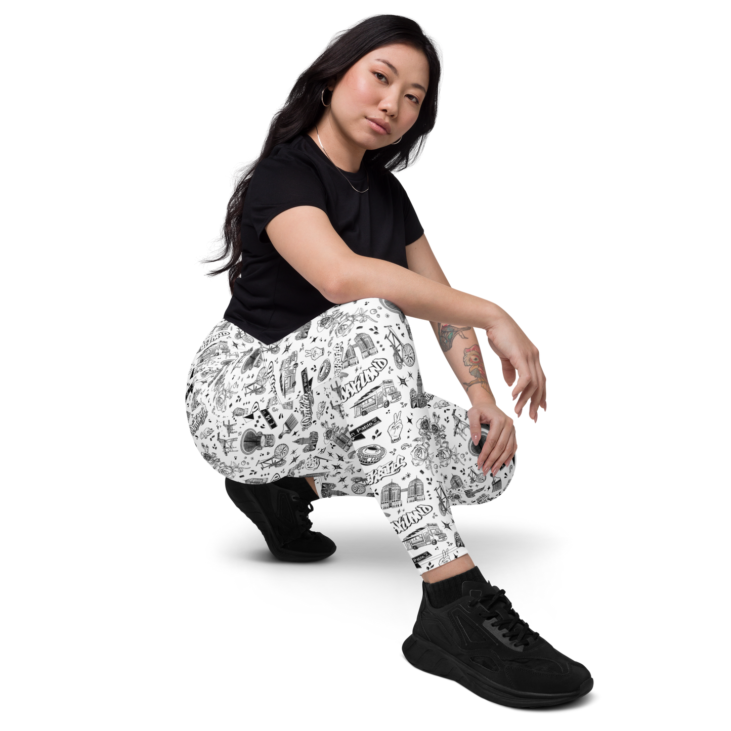 "OAKLAND TILABLE" Leggings with Pockets