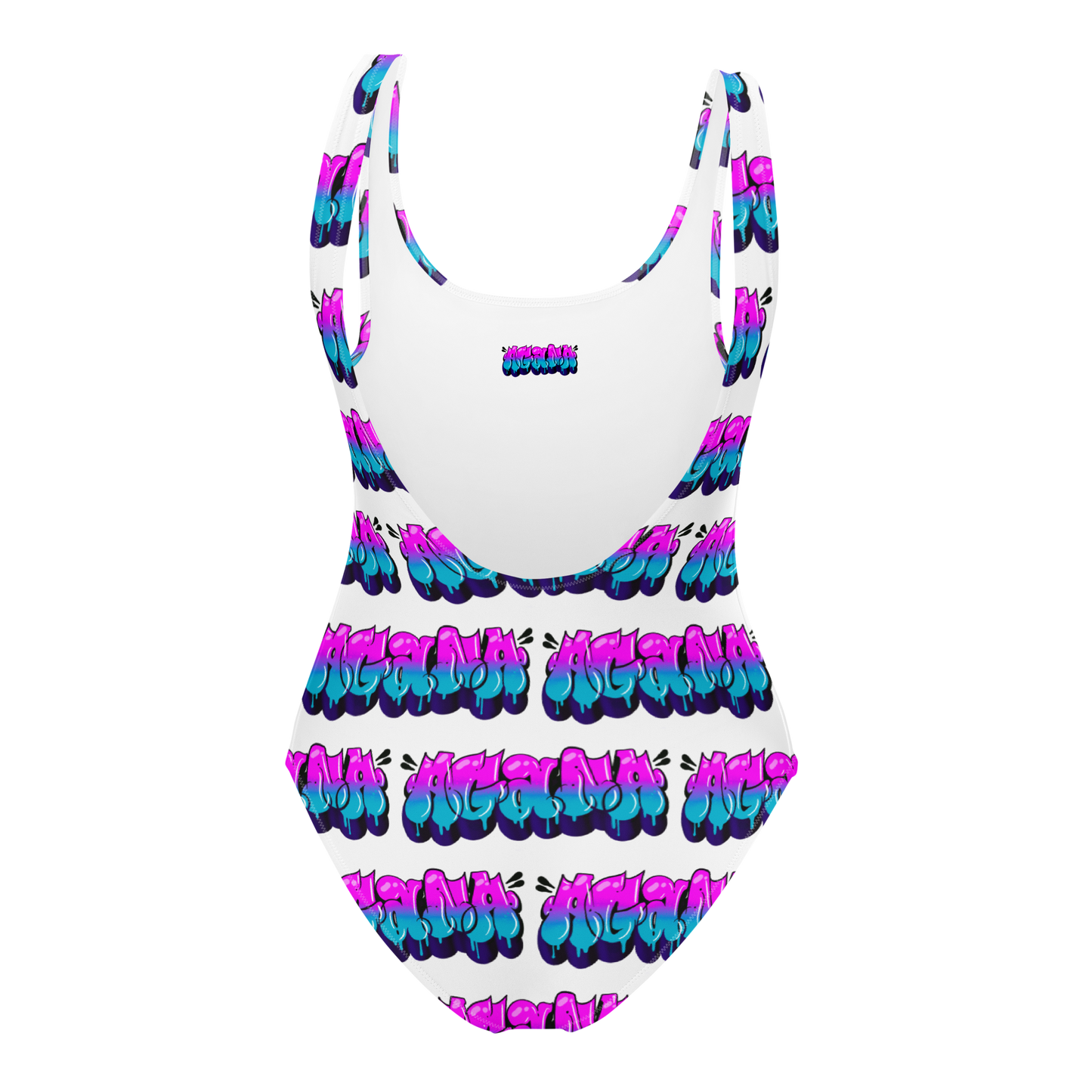 "AGANA BUBBLE DRIP" One-Piece Swimsuit