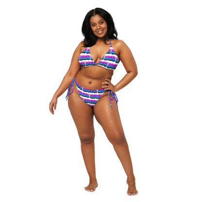 "AGANA BUBBLE DRIP" String Bikini