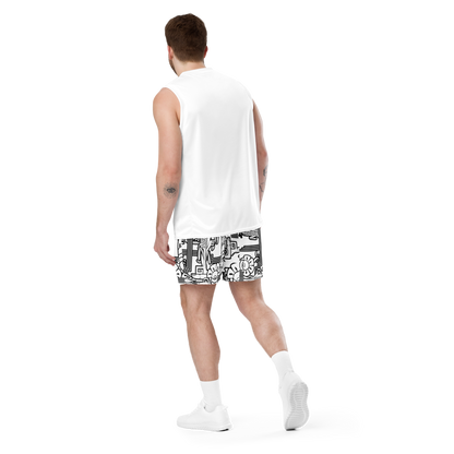 "MAIZ" Unisex Mesh Shorts