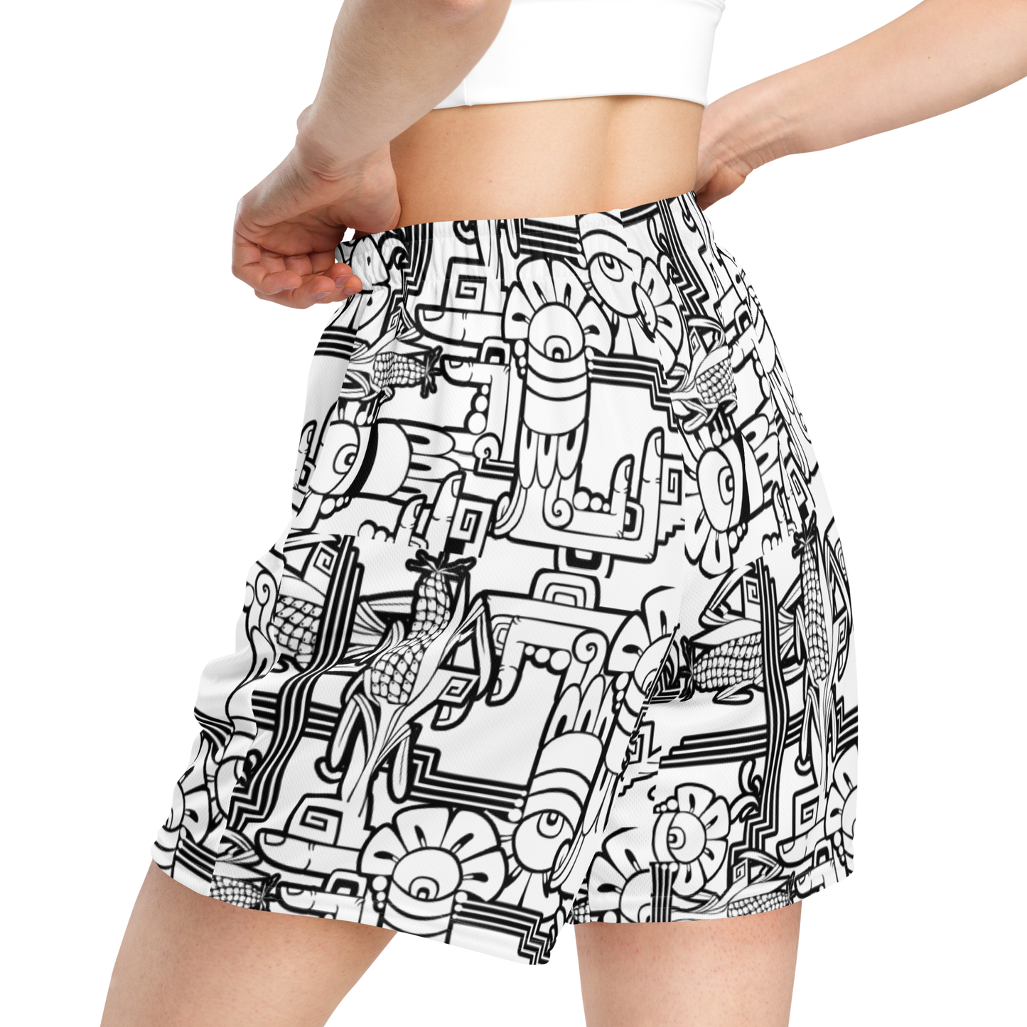 "MAIZ" Unisex Mesh Shorts