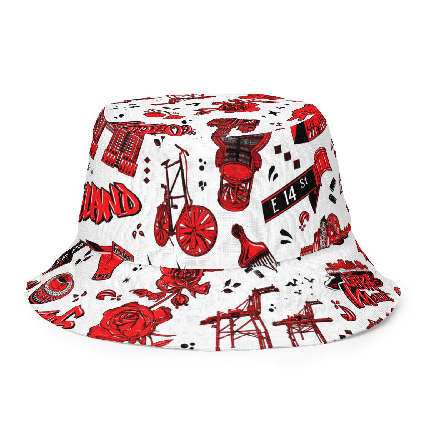 "OAKLAND TILABLE" Reversible Bucket Hat