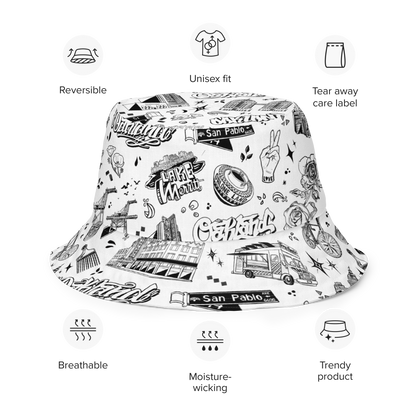 "OAKLAND TILABLE" Reversible Bucket Hat