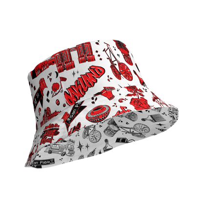 "OAKLAND TILABLE" Reversible Bucket Hat