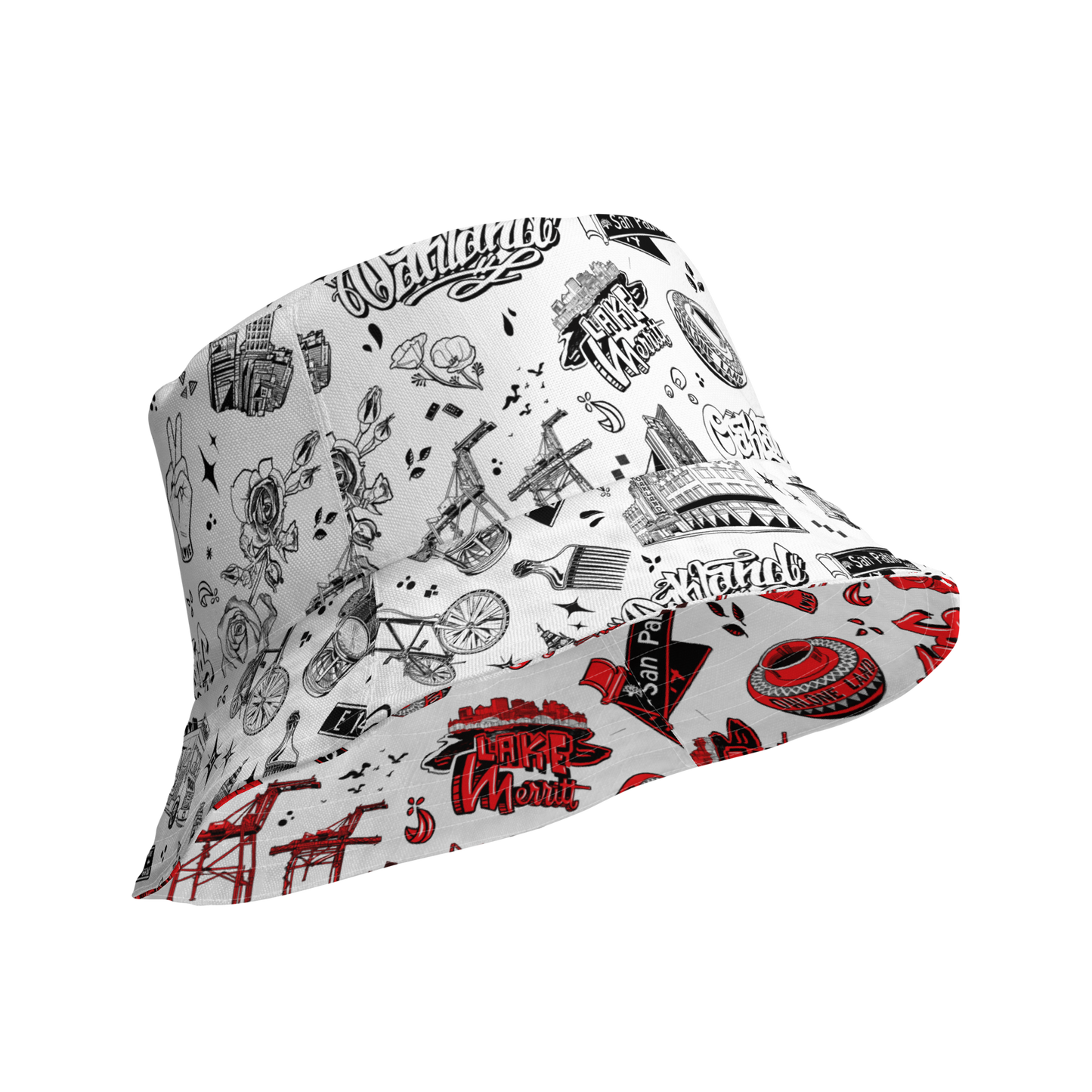 "OAKLAND TILABLE" Reversible Bucket Hat