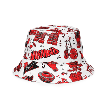 "OAKLAND TILABLE" Reversible Bucket Hat