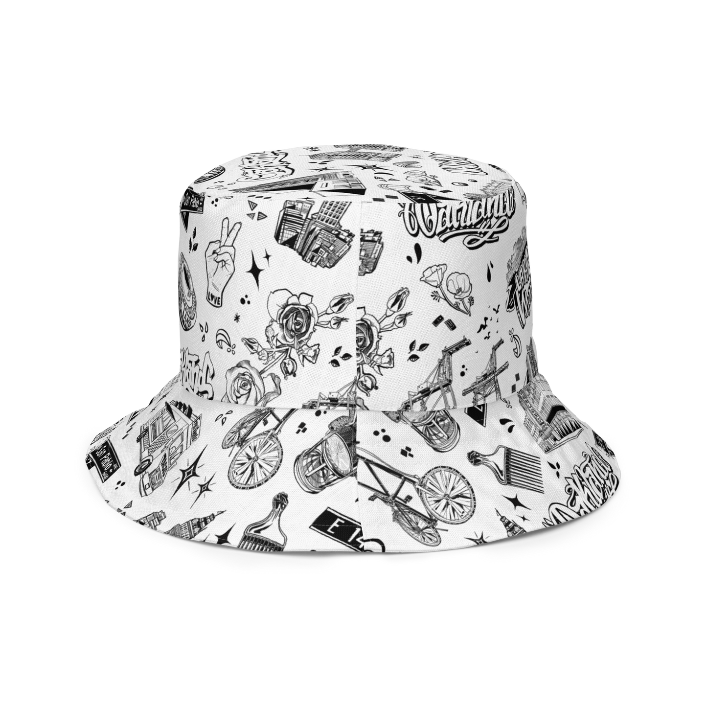 "OAKLAND TILABLE" Reversible Bucket Hat