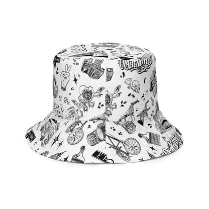 "OAKLAND TILABLE" Reversible Bucket Hat