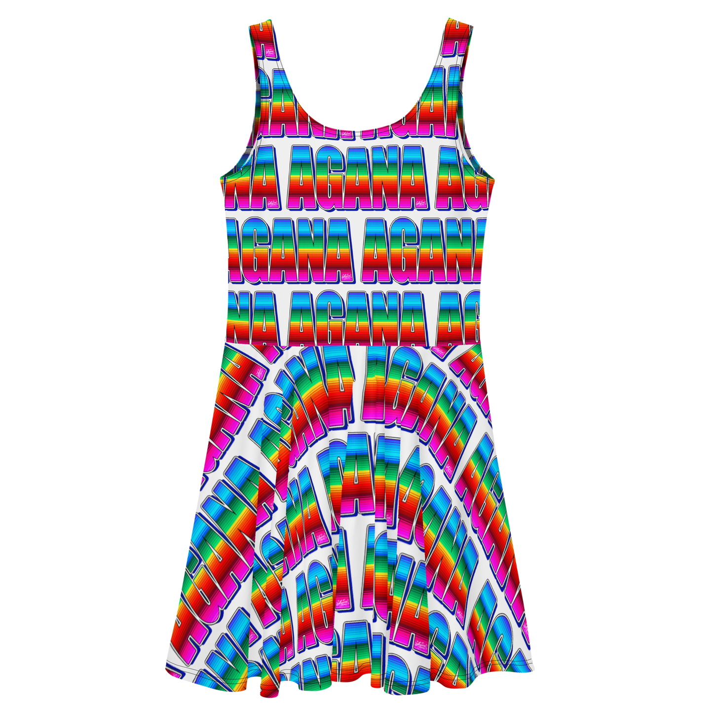 "AGANA SERAPE" Skater Dress