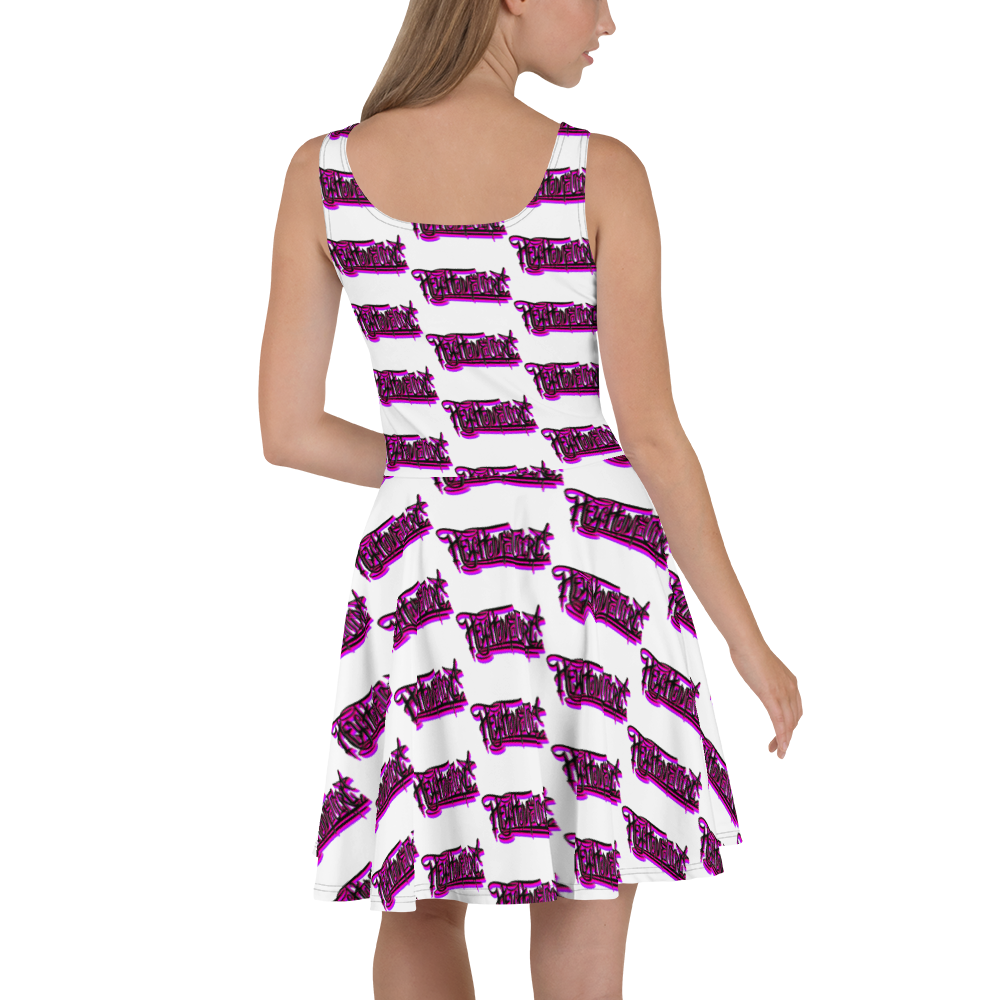"HEY HOMEGIRL" Skater Dress PNK