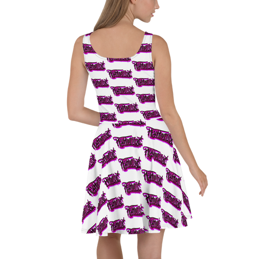 "HEY HOMEGIRL" Skater Dress PNK