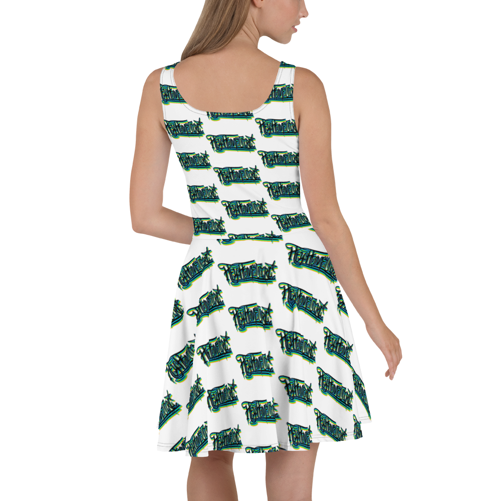 "HEY HOMEGIRL" Skater Dress GRN