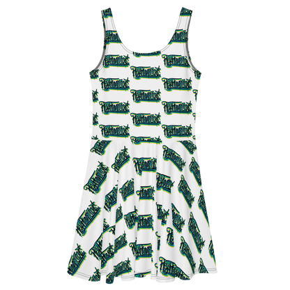 "HEY HOMEGIRL" Skater Dress GRN