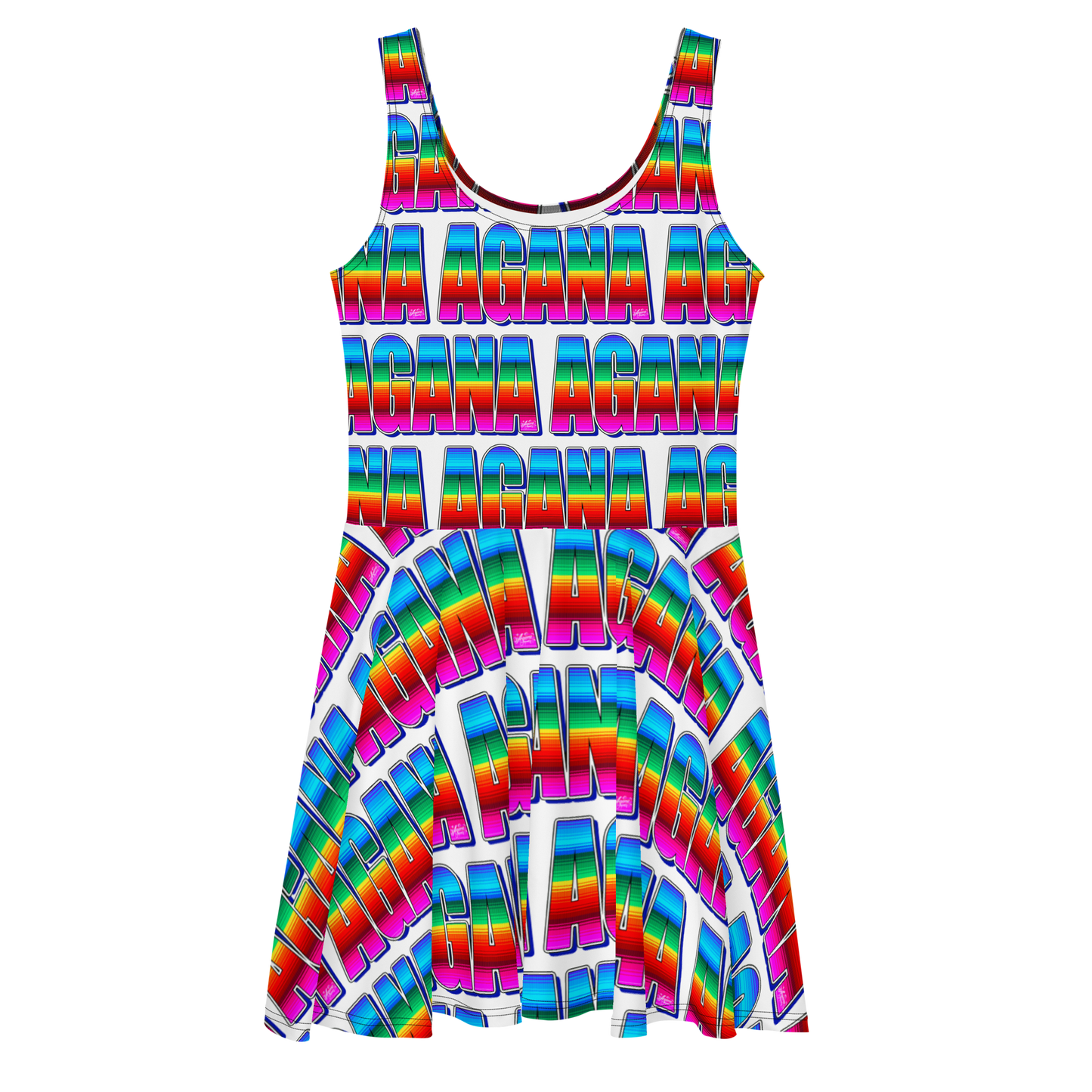 "AGANA SERAPE" Skater Dress