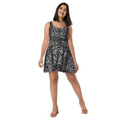 "MAIZ" Skater Dress BLK