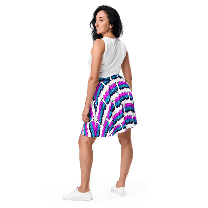 "AGANA BUBBLE DRIP" Skater Skirt