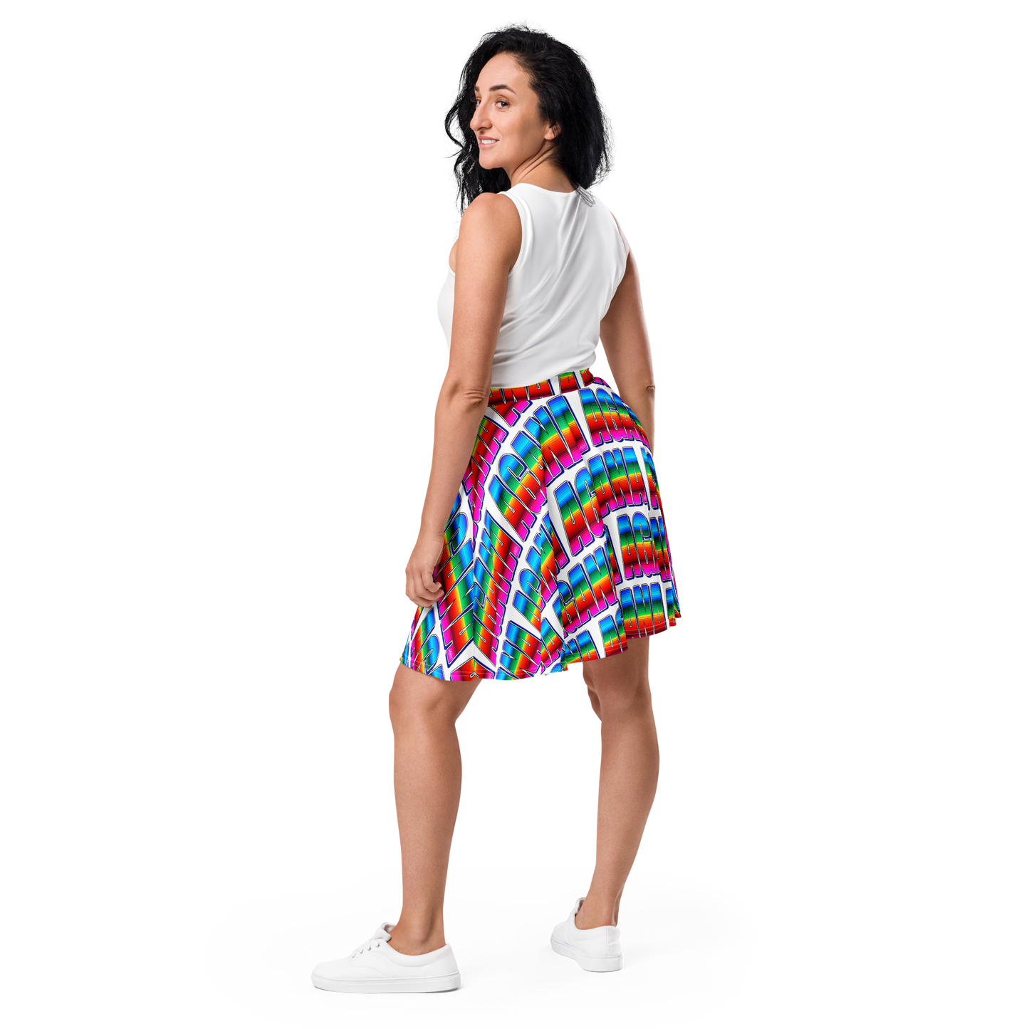 "AGANA SERAPE" Skater Skirt