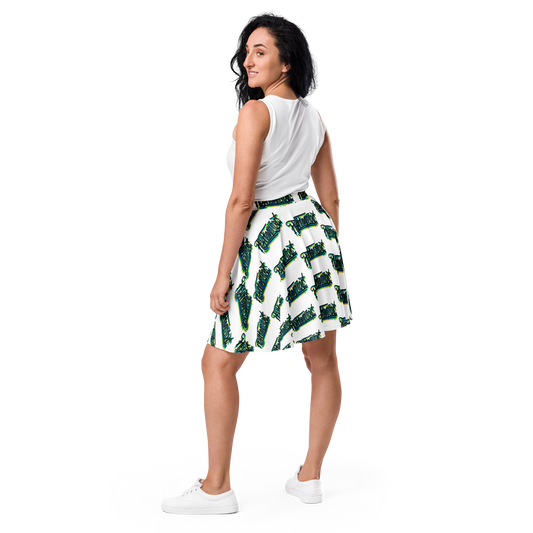 "HEY HOMEGIRL" Skater Skirt