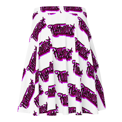 "HEY HOMEGIRL" Skater Skirt PNK