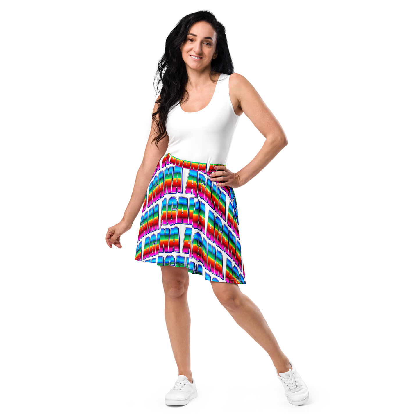 "AGANA SERAPE" Skater Skirt