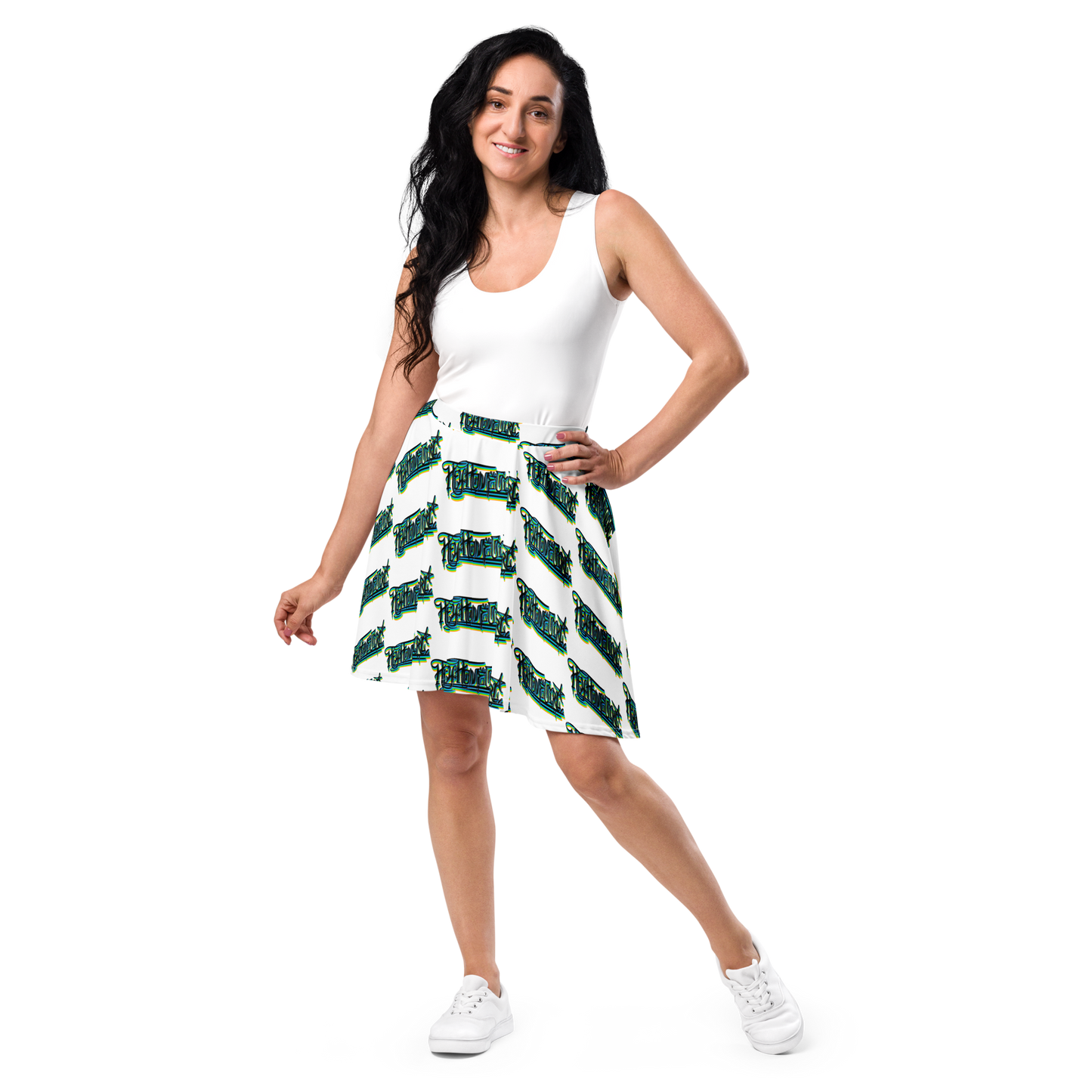 "HEY HOMEGIRL" Skater Skirt