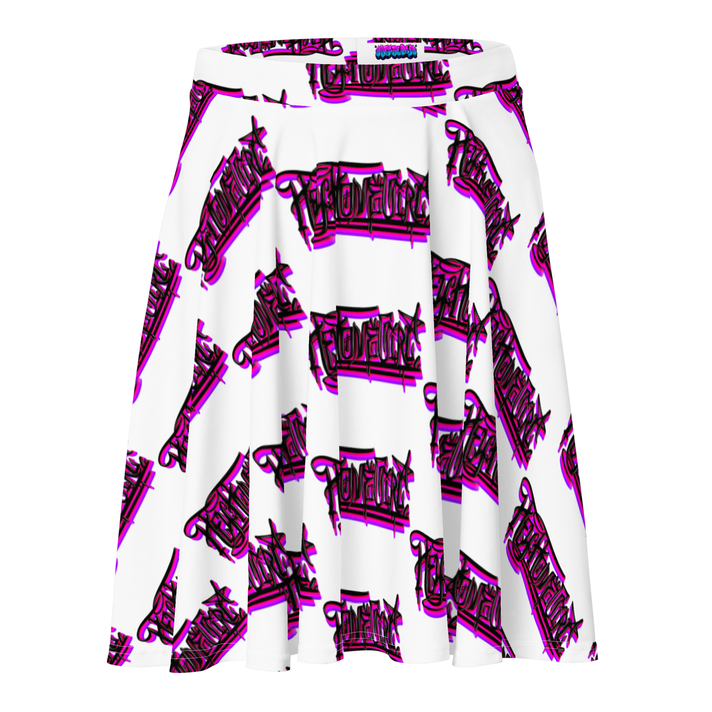 "HEY HOMEGIRL" Skater Skirt PNK