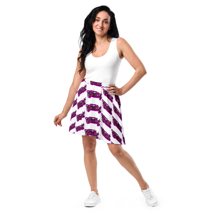 "HEY HOMEGIRL" Skater Skirt PNK