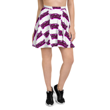 "HEY HOMEGIRL" Skater Skirt PNK