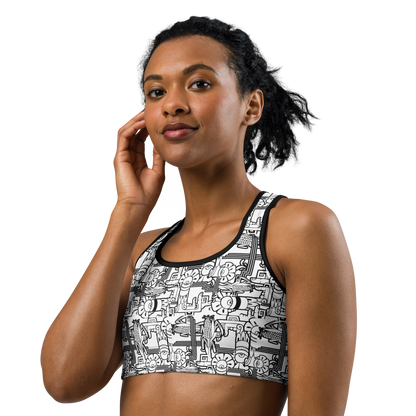 "MAIZ" Sports Bra