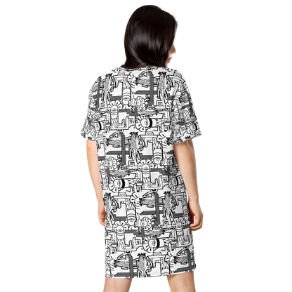 "MAIZ" T-shirt Dress