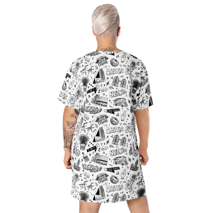 "OAKLAND TILABLE" T-shirt Dress