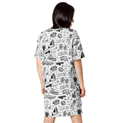 "OAKLAND TILABLE" T-shirt Dress