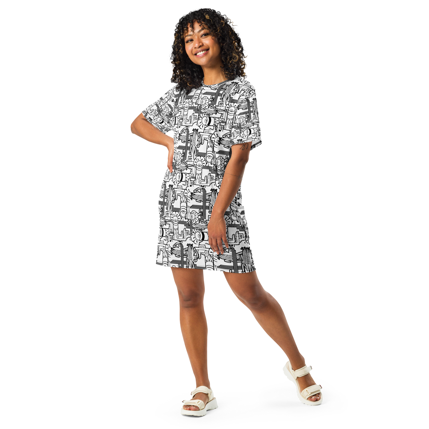 "MAIZ" T-shirt Dress