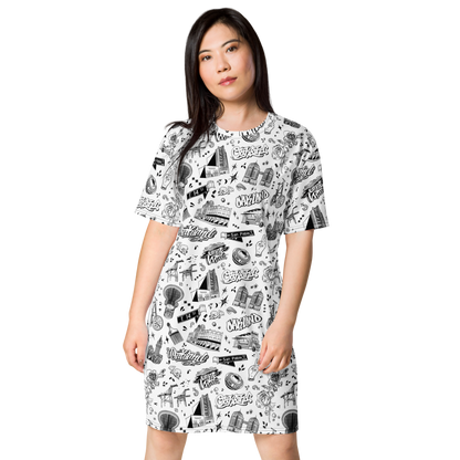 "OAKLAND TILABLE" T-shirt Dress