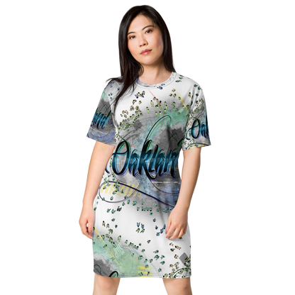 "OAKLAND TILABLE" T-shirt Dress