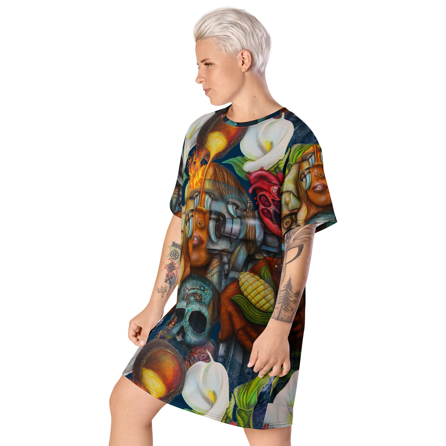 "CONCEPTIONAL" T-shirt Dress