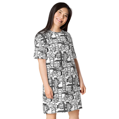 "MAIZ" T-shirt Dress