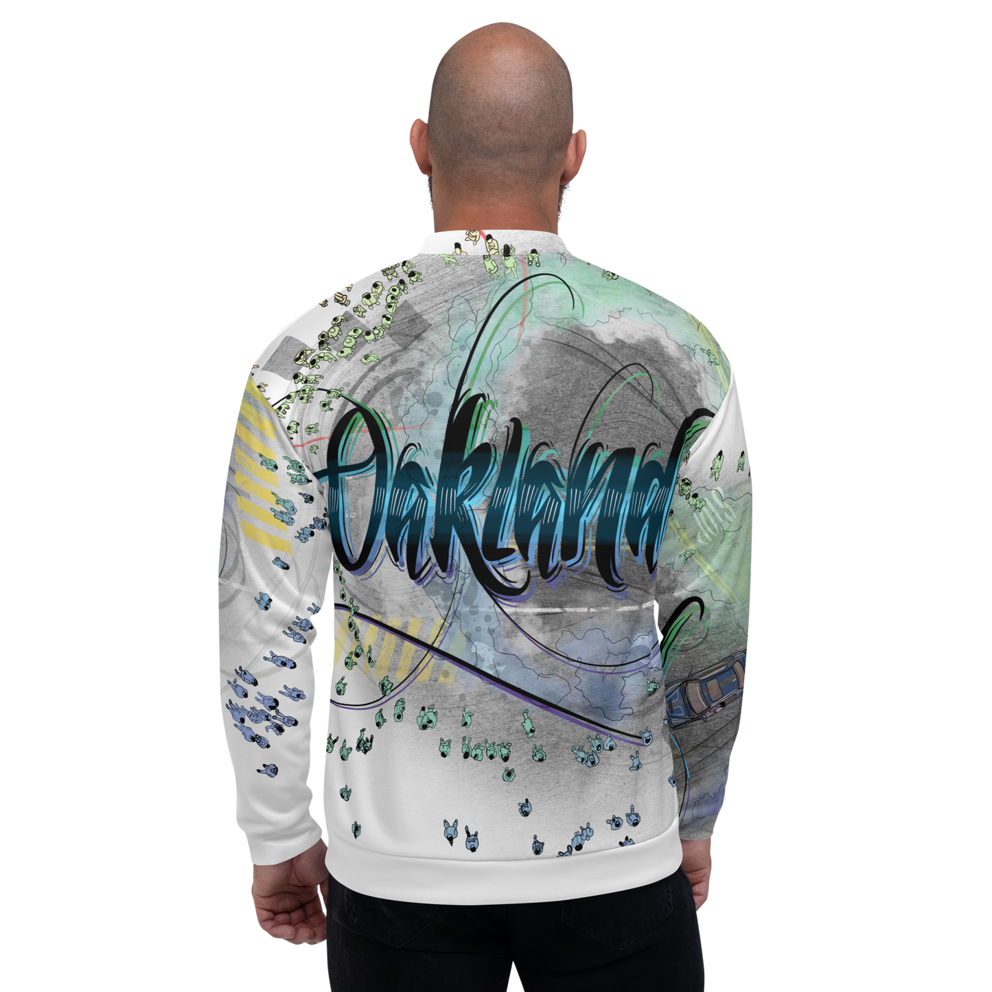 "OAKLAND SIDESHOW" Unisex Bomber Jacket