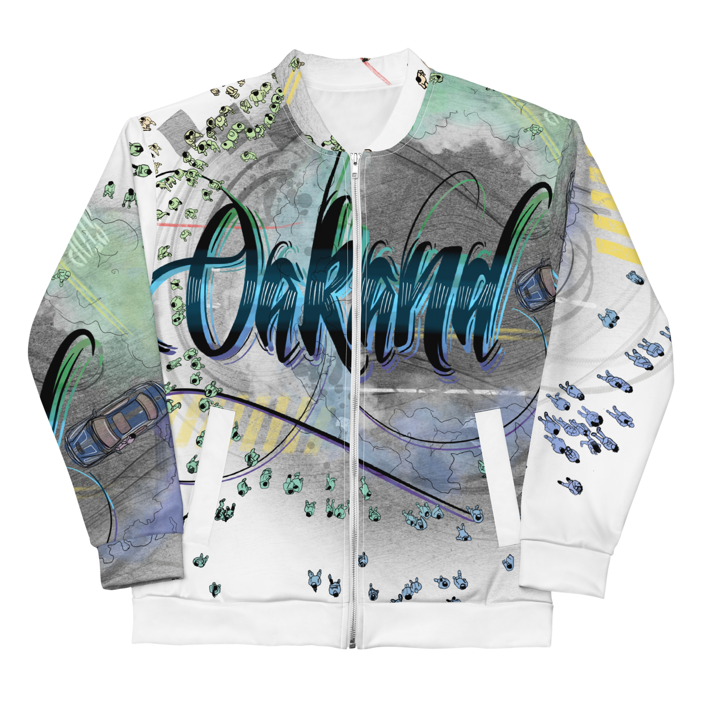 "OAKLAND SIDESHOW" Unisex Bomber Jacket