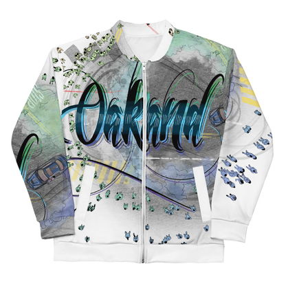 "OAKLAND SIDESHOW" Unisex Bomber Jacket